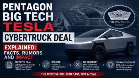 pentagon big tech tesla cybertruck
