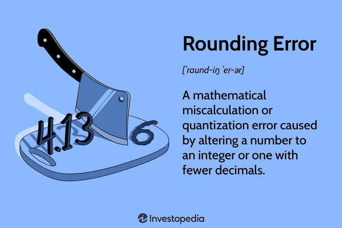 type an integer or a decimal do not round
