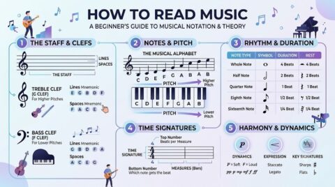 how to read music